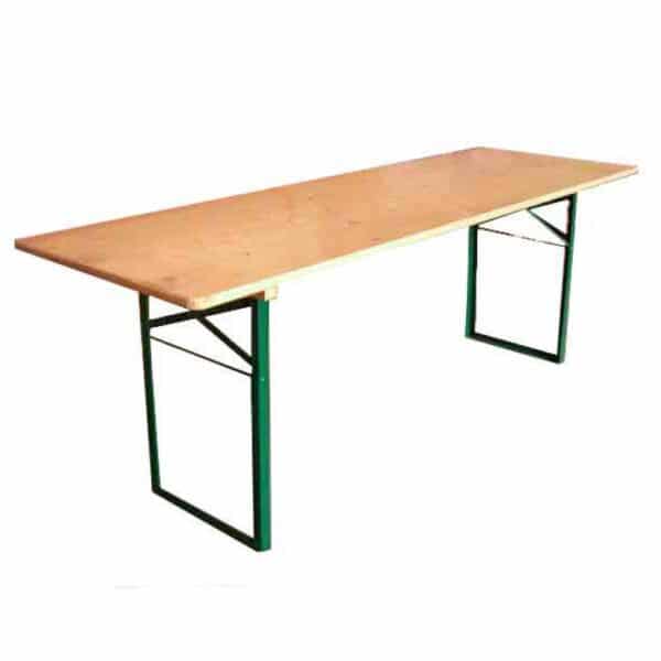 Table en bois pouvant servir de buffet ou de table de pique-nique